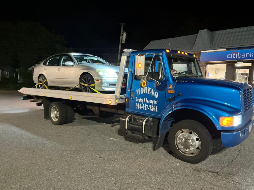 towing and transport and roadside service in ossining New York