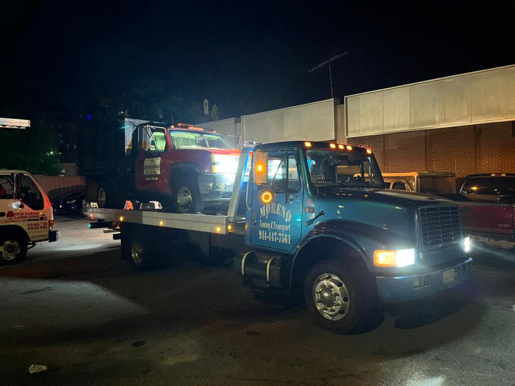 towing and transport and roadside service in ossining New York