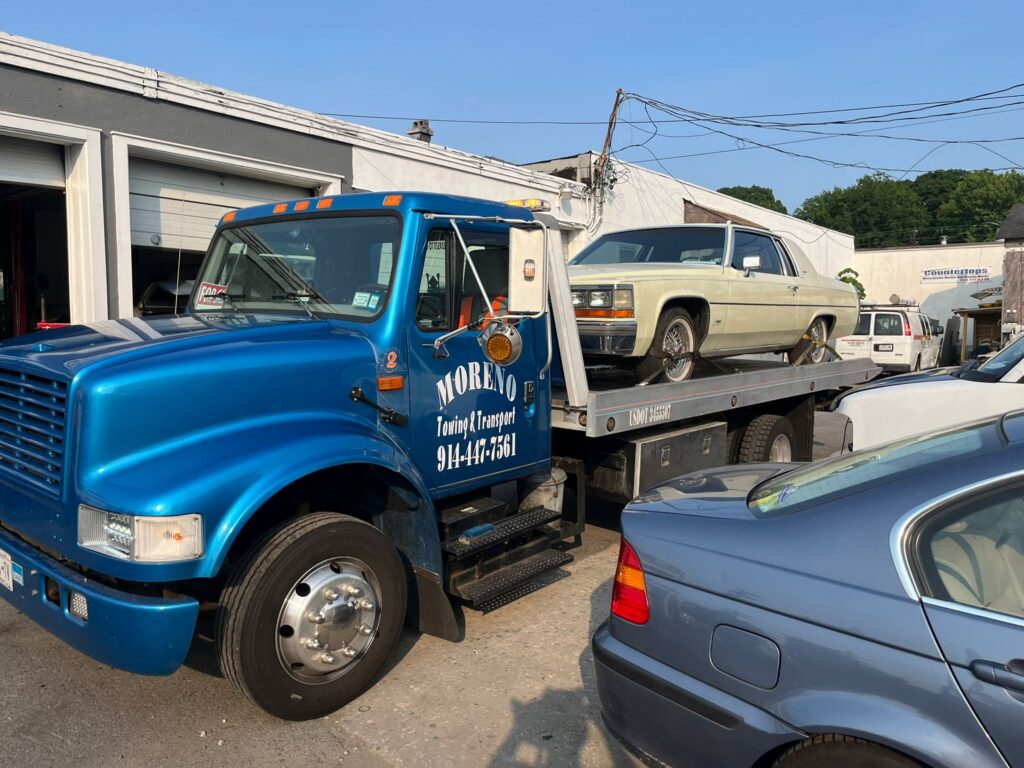 towing and transport and roadside service in ossining New York